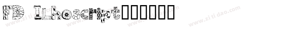 FD Ilhoscript字体转换